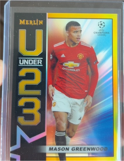 2020-21 Topps Merlin UEFA Under 23 #U23-MG Mason Greenwood — front
