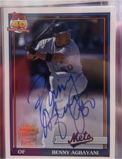 2021 Topps Archives Fan Favorites #FFA-BAG Benny Agbayani — front