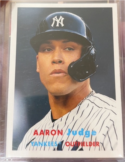 2021 Topps Archives #1 Aaron Judge — front