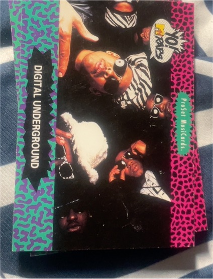 1991 Pro Set SuperStars MusiCards #116 Digital Underground — front