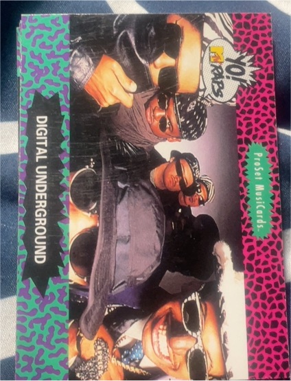 1991 Pro Set Yo! MTV Raps #17 Digital Underground — front