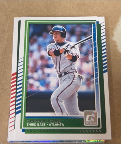 2025 Donruss #92 Chipper Jones — front