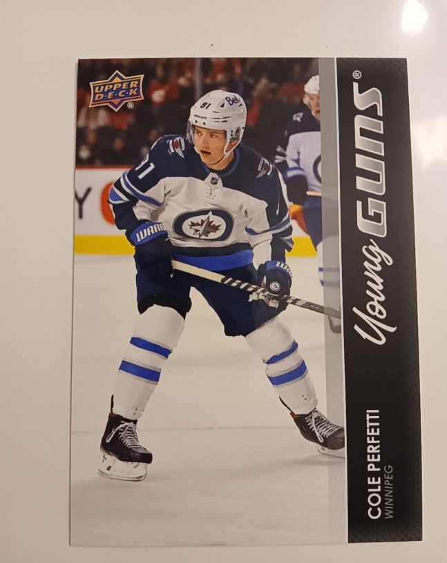 2021-22 Upper Deck Series 2 Young Guns #466 Cole Perfetti — front