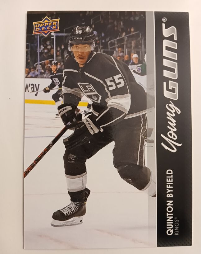 2021-22 Upper Deck Young Guns #488 Quinton Byfield — front