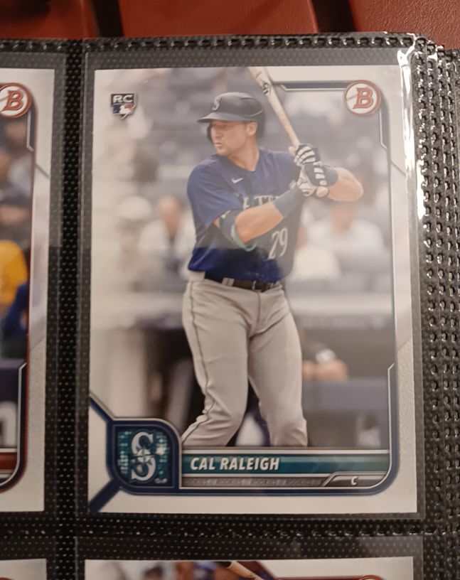 2022 Bowman #49 Cal Raleigh — front