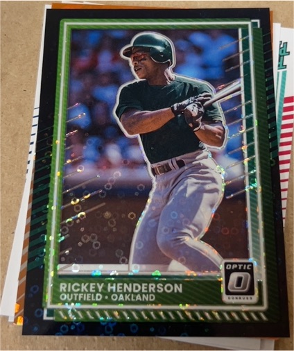 2025 Donruss Optic #7 Rickey Henderson — front