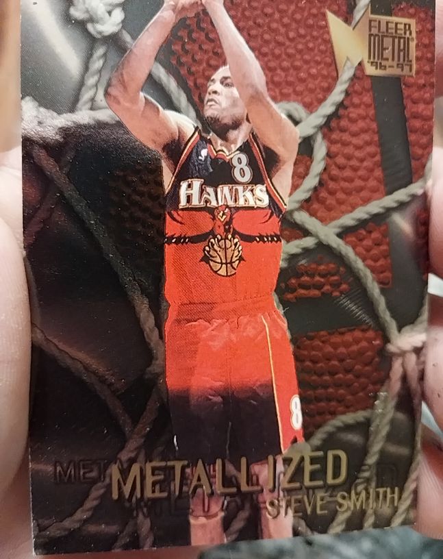 1996-97 Fleer Metal #132 Steve Smith — front