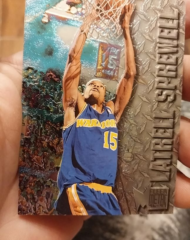 1996-97 Fleer Metal #34 Latrell Sprewell — front