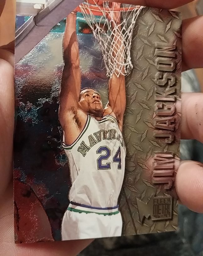 1996-97 Fleer Metal #21 Jim Jackson — front