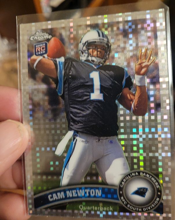 2011 Topps Chrome #1 Cam Newton Rookie — front