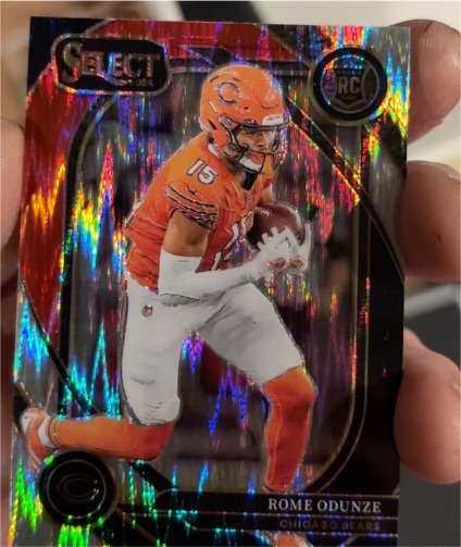 2024 Panini Select Club Level #236 Rome Odunze — front