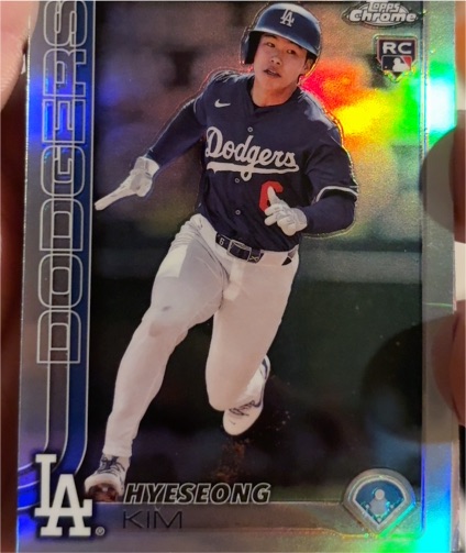 2025 Topps Chrome #152 Hyeseong Kim — front