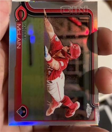 2025 Topps Chrome #278 Matt McLain — front