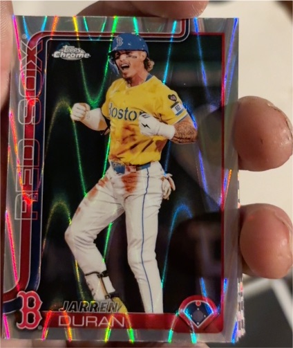 2025 Topps Chrome #79 Jarren Duran — front