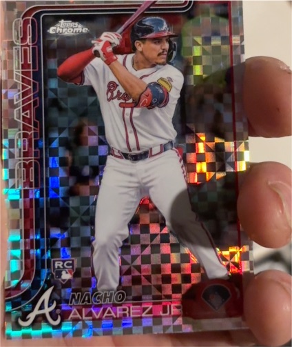 2025 Topps Chrome #75 Nacho Alvarez Jr. — front