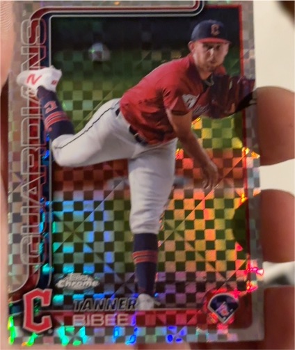 2025 Topps Chrome #236 Tanner Bibee — front