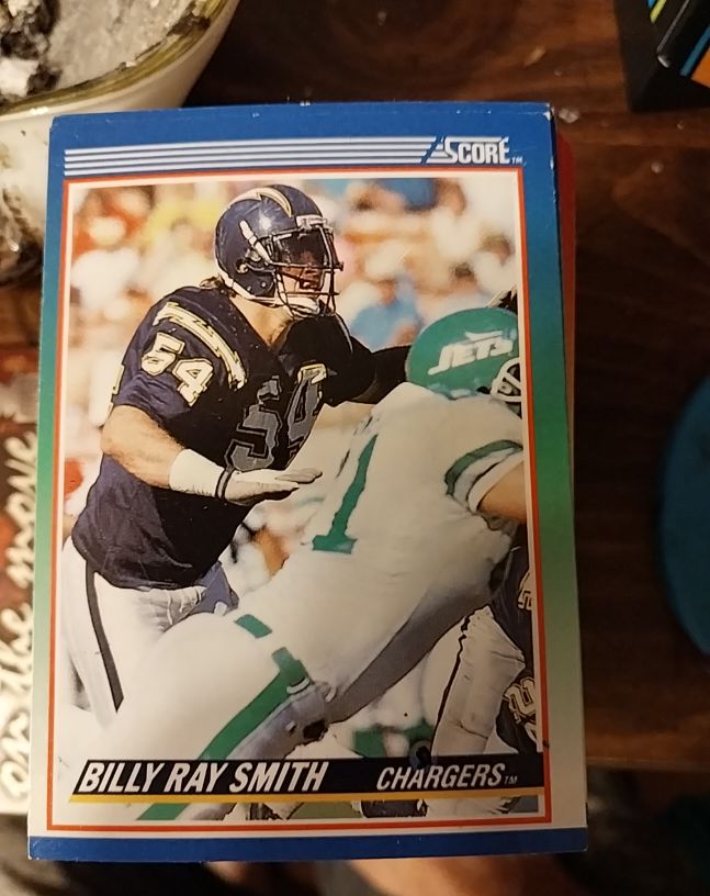 1990 Score #54 Billy Ray Smith — front