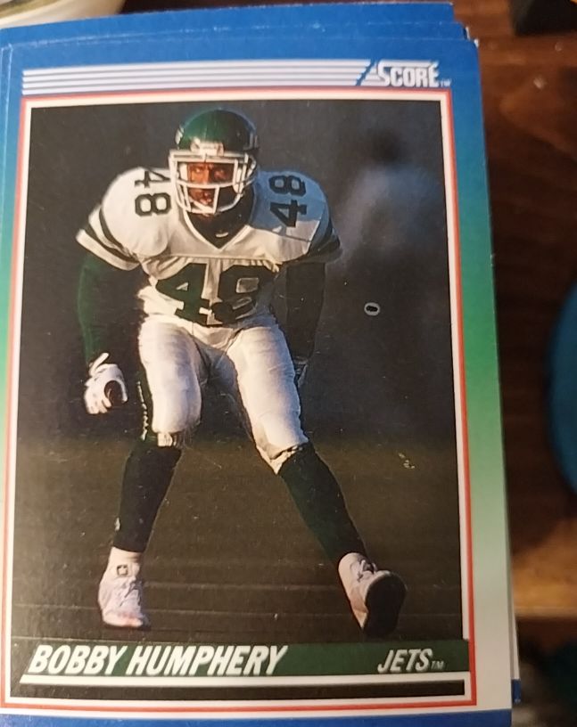 1990 Score #49 Bobby Humphery — front