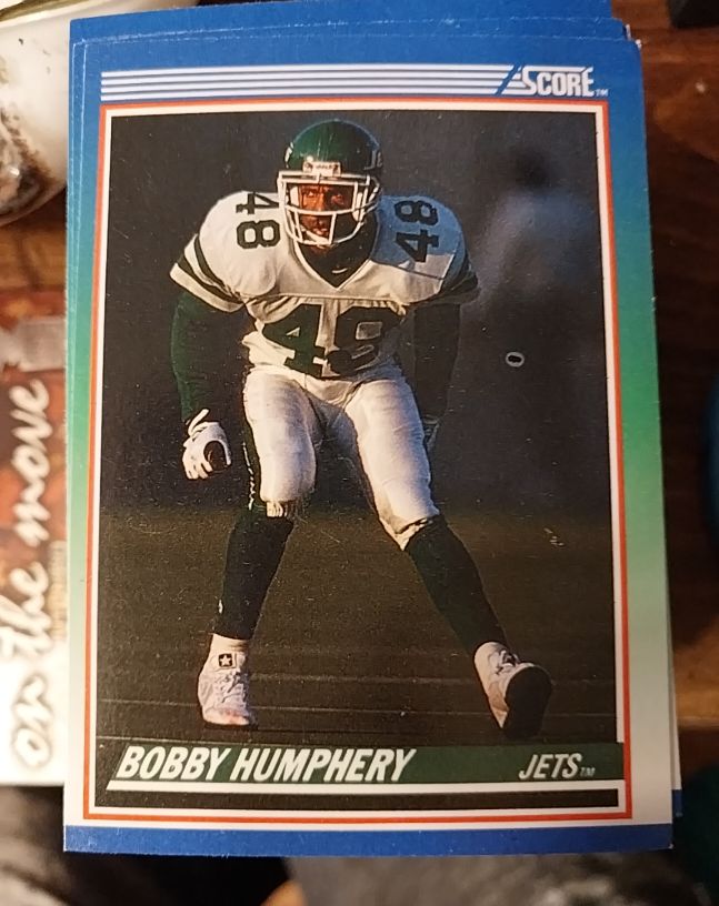 1990 Score #49 Bobby Humphery — front