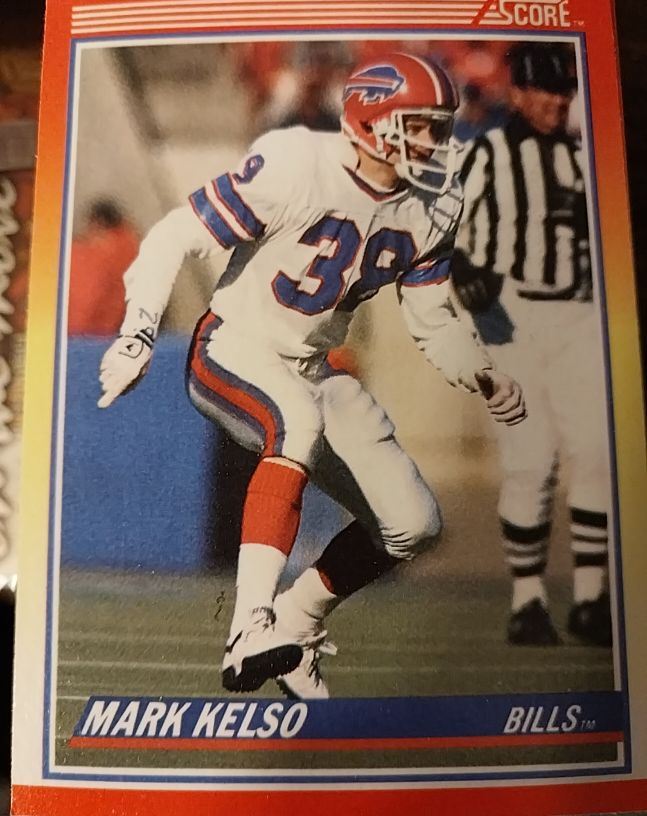 1990 Score #267 Mark Kelso — front