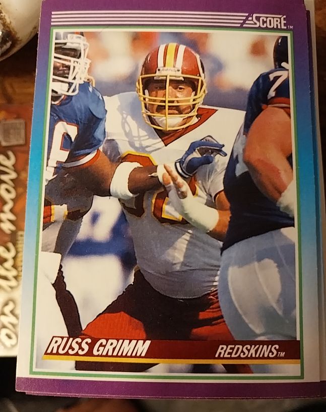 1990 Score #205 Russ Grimm — front