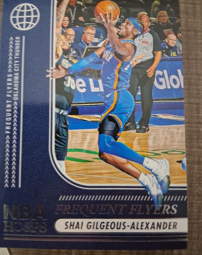 2024-25 Panini NBA Hoops #11 Shai Gilgeous-Alexander Frequent Flyers — front