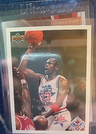 1991 Upper Deck #48 Michael Jordan All-Star Checklist — front