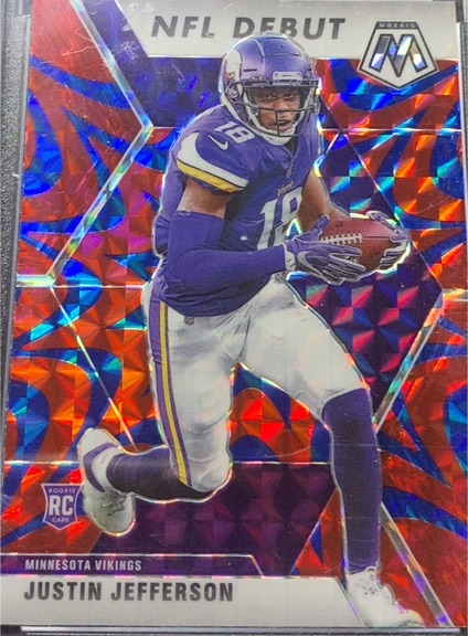 2020 Panini Mosaic #270 Justin Jefferson — front