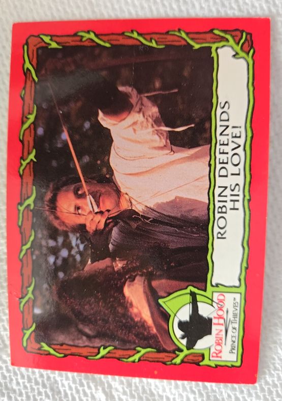 1991 Topps Robin Hood Prince of Thieves #unknown Robin Defends His Love! — front