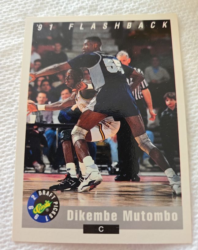 1992 Classic Draft Picks #98 Dikembe Mutombo — front