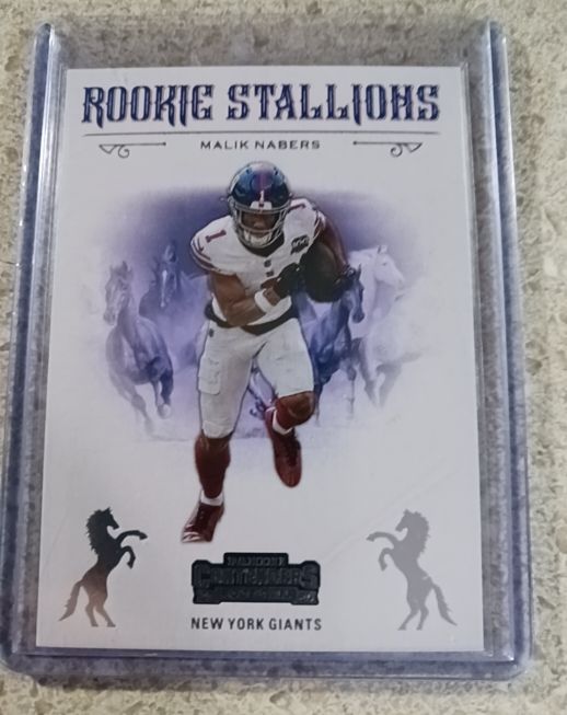 2024 Panini Contenders Rookie Stallions #6 Malik Nabers — front