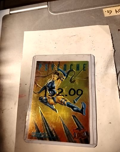 1995 Fleer Ultra X-Men #7 Psylocke Sinister Observations — front