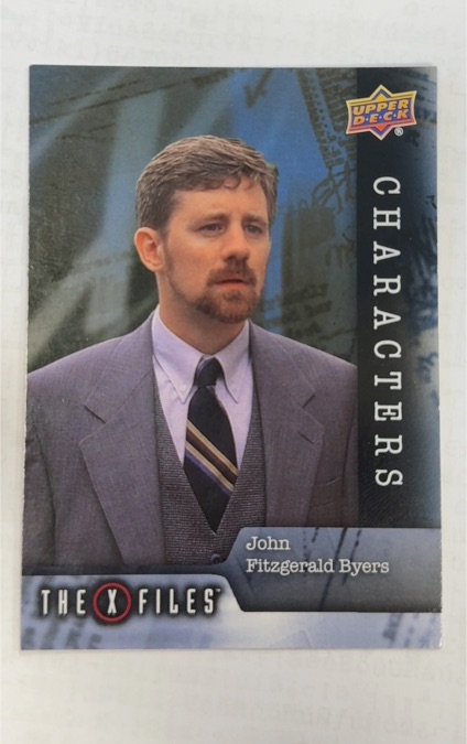 2019 Upper Deck X-Files Characters #C-25 John Fitzgerald Byers — front