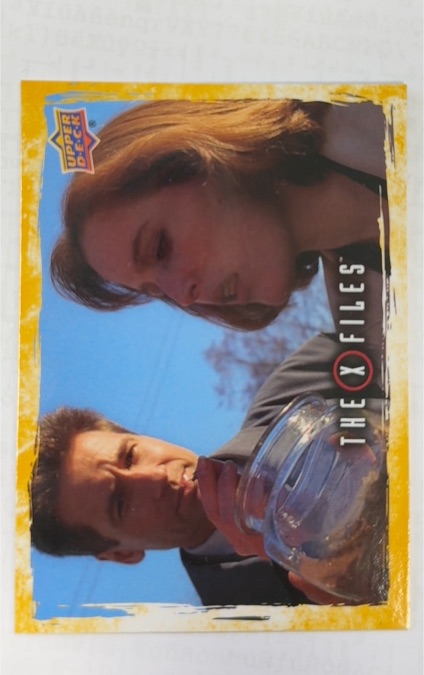 2019 Upper Deck The X-Files #4-08-13 Fox Mulder and Dana Scully — front