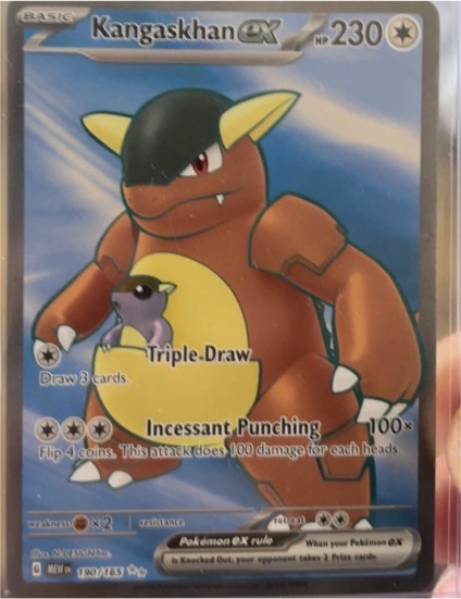2023 Pokémon Scarlet & Violet 151 #190 Kangaskhan ex — front