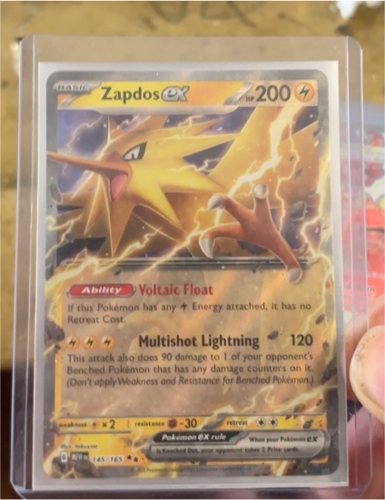2023 Pokémon TCG Scarlet & Violet 151 #145 Zapdos ex — front