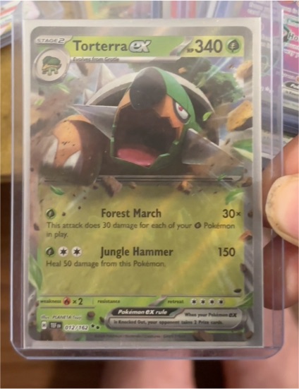 2022 Pokémon Scarlet & Violet: Temporal Forces #012/162 Torterra EX — front