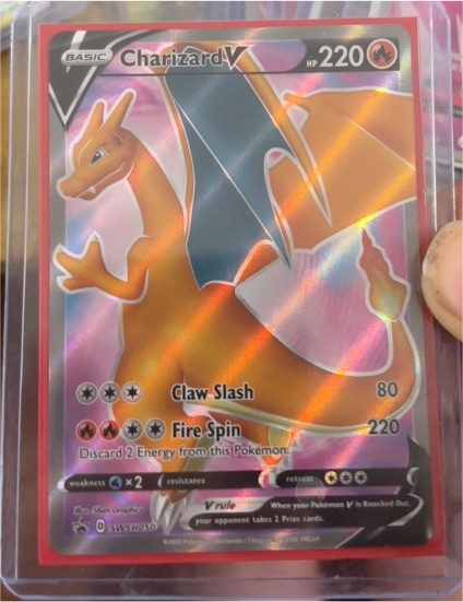 2020 Pokemon Sword & Shield Promo #SWSH050 Charizard V — front