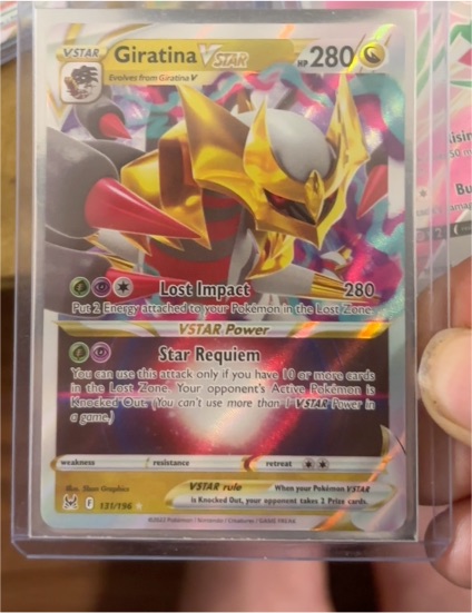 2022 Pokemon TCG Lost Origin #131 Giratina VSTAR — front