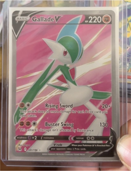 2022 Pokémon TCG Lost Origin #181 Gallade V — front