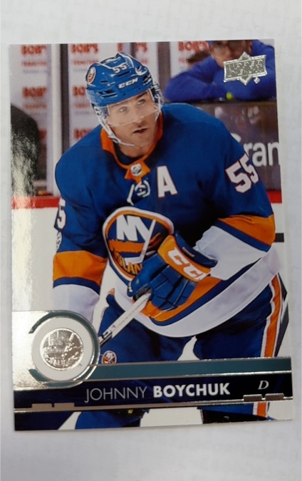 2017-18 Upper Deck #370 Johnny Boychuk — front