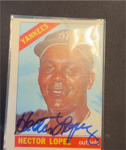 1966 Topps #177 Hector Lopez — front