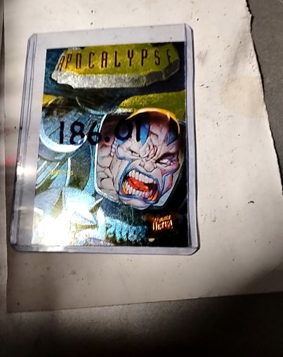 1995 Fleer Ultra X-Men Hunters & Stalkers #1 Apocalypse — front