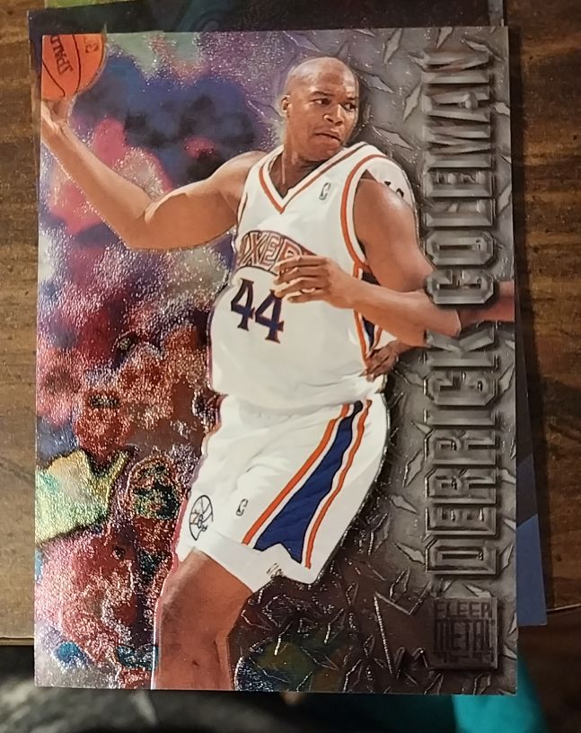 1996-97 Fleer Metal #72 Derrick Coleman — front