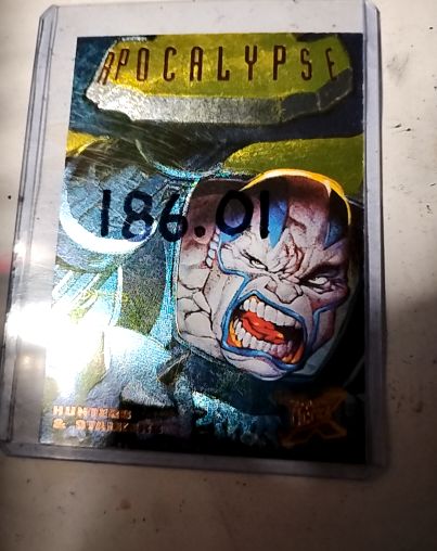 1995 Fleer Ultra X-Men Hunters & Stalkers #1 Apocalypse — front