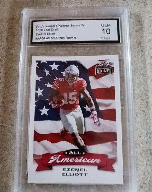 2016 Leaf Draft #AA06 Ezekiel Elliott All American — front
