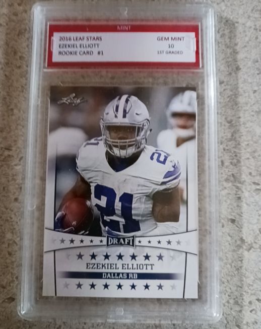 2016 Leaf Stars #1 Ezekiel Elliott Rookie Card — front