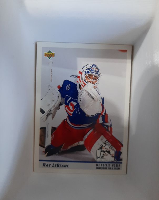 1992-93 Upper Deck #381 Ray LeBlanc — front