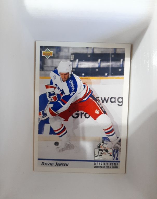 1992-93 Upper Deck #379 David Jensen — front