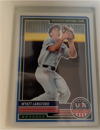 2023 Panini USA Stars & Stripes #85 Wyatt Langford — front